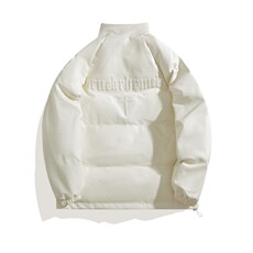 pu皮棉服男冬季新款立领面包服潮牌加厚棉衣棉袄夹克外套，男装夹克，星座1013-1