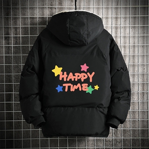 控128加绒面包服男大码羊羔毛棉衣男MY16354-P100