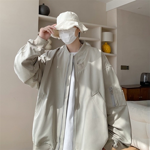 2025秋季新款美式高街飞行夹克男士潮流棒球服外套 D368 P118图片