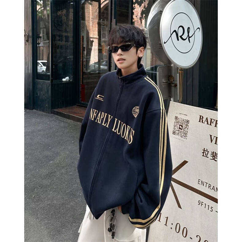 秋季新款外套男刺绣卫衣Y8056P52，男装卫衣，星座1116-2