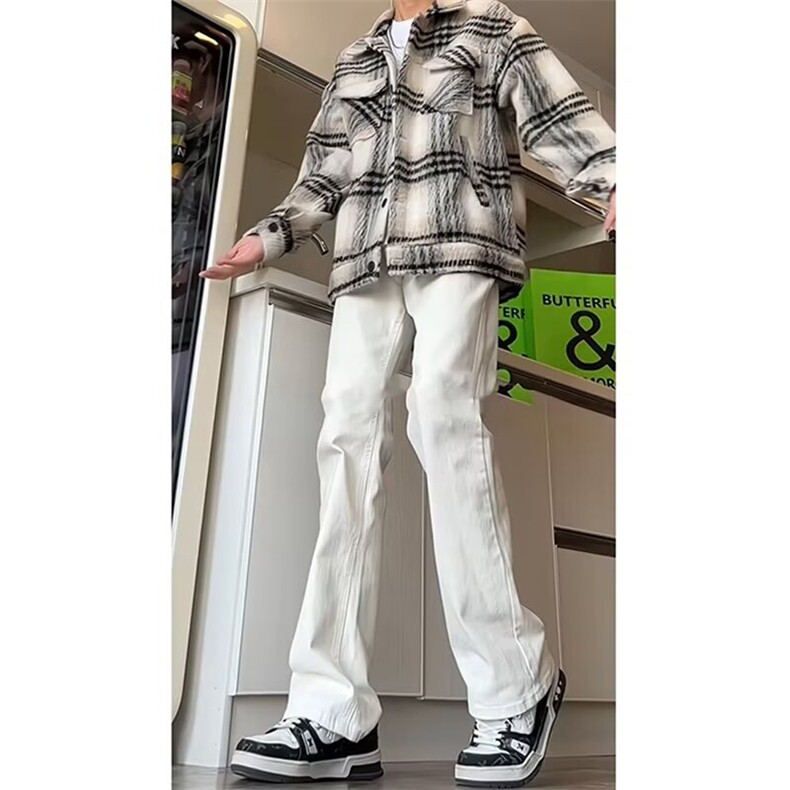 牛仔裤微喇男直筒新款美式高街长裤513ACK2588加绒P47常规款P40,男装牛仔裤,星座513A