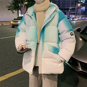 1506-1/M23621/P124渐变色棉服男款冬季情侣款面包服袄子学生外套