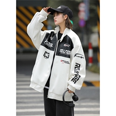 秋装机车服pu皮衣男女情侣宽松夹克秋季大码外套S246P118厚128，男装皮衣，电商A233-1