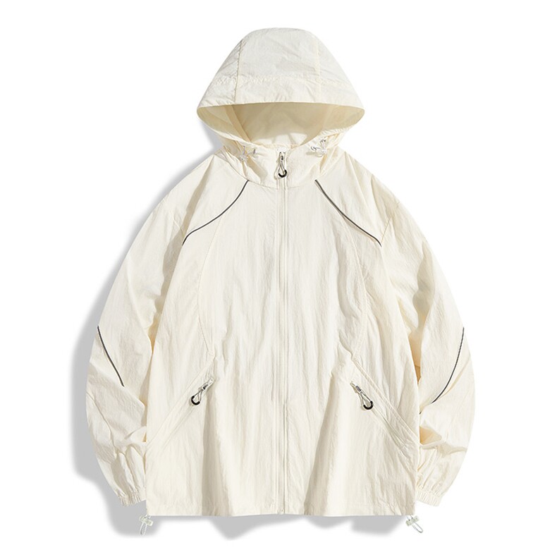 UPF50+有报告凉感轻薄透气宽松大码潮流防晒服DQC658-P48，男装防晒衣，电商B306