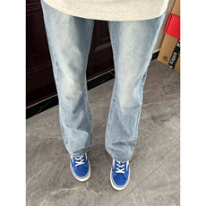 cleanfit牛仔裤男春秋季美式街头水洗做旧高街微喇裤子LGJ188-P45，男装牛仔裤，星座1008