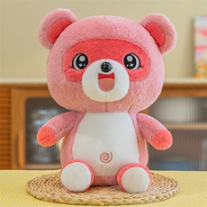 可爱小浣熊毛绒玩具熊猫公仔贝贝玩偶（整袋起售）