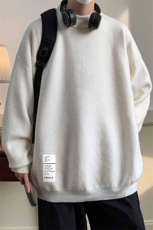 控68半高领毛衣男士大码针织衫男毛线衣男M18045-P45加绒款-P65，男装针织衫/毛衣，电商A040