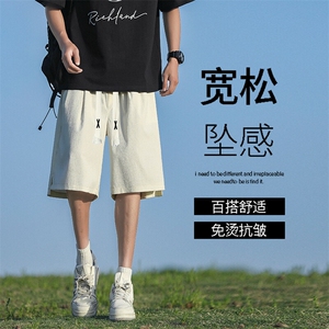 高级感短裤男夏季新款休闲薄款外穿宽松五分裤 DK522-特批22控48图片