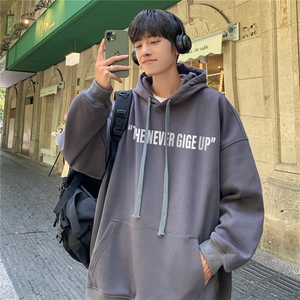 抖音品质 400克重磅复合连帽卫衣大码落肩长袖上衣F408-P45图片