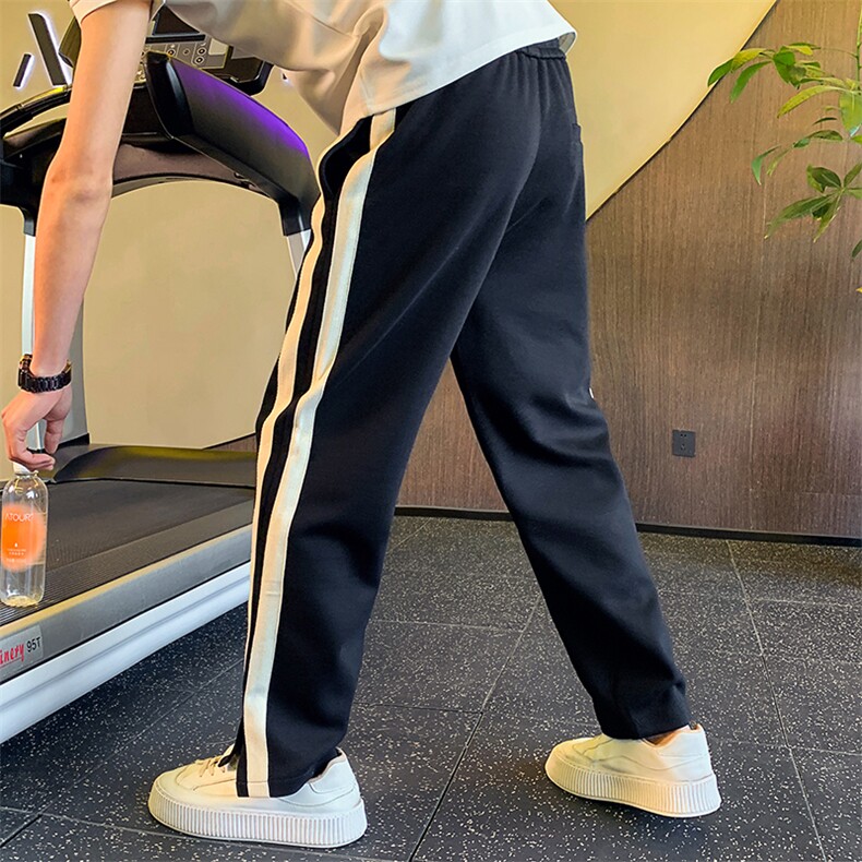 KK124加绒P58控78秋冬季卫裤男潮流直筒百搭休闲裤加绒款,男装休闲裤,星座215（原电商B249）