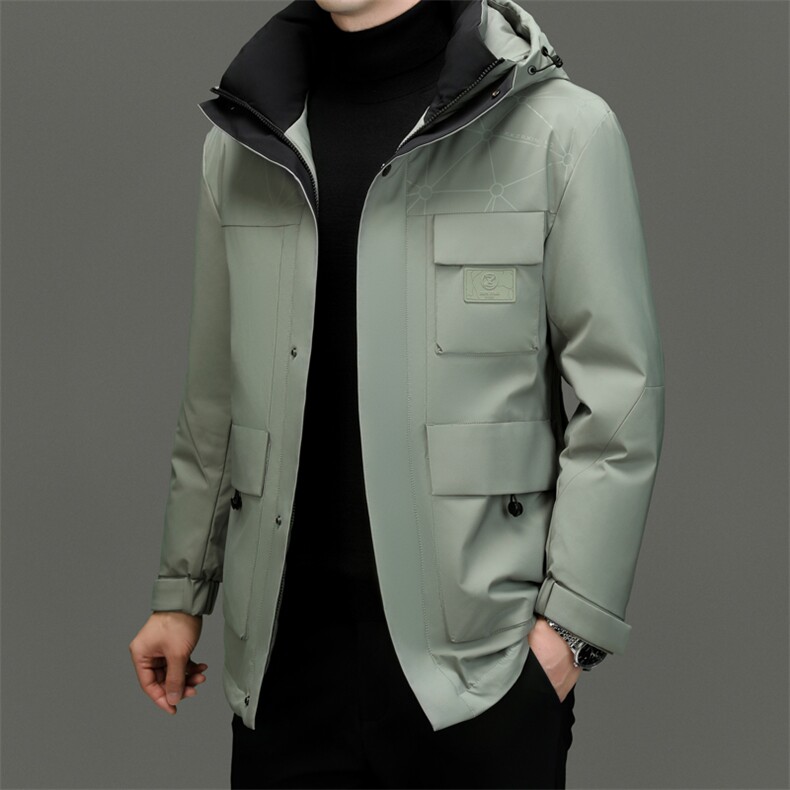 BN22725钱塘2020-2时尚休闲冬季厚款中年男士90鹅绒羽绒服P290图片