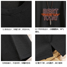 Q11181-P30春夏季七分袖t恤男大码五分袖男短袖中袖砖墙挂拍，男装T恤，电商A040A