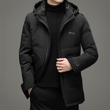 冬季新款脱卸帽羽绒服休闲外套中年爸爸装上衣YYYR062129-P315，男装羽绒服，电商B212（原钱塘6029）