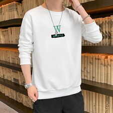 跑量卫衣男22秋季打底上衣潮流韩版宽松T恤时尚百搭长袖W055，男装卫衣，星座815-2