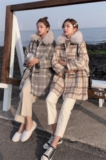 已出货8511B-8032020冬季新款中长款毛呢外套，女装毛呢外套，惟卡贝娜
