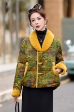 现货。现货。2025年冬季新中式潮气质保暖羽绒新款，女装羽绒服，艾仟回(原伊仟回)