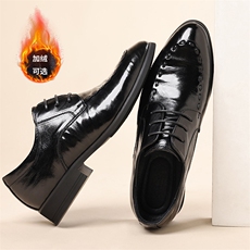 X4438-255男士商务休闲皮鞋头层羊皮男款鞋正装尖头鞋，男鞋皮鞋，星座1407-3