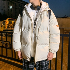 冬季假两件棉衣男加厚连帽外套棉服男士棉袄潮流A266-WT08-P65，男装棉衣，电商A266