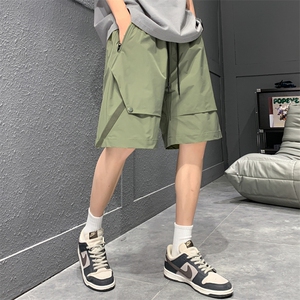 高品夏季工装短裤男纯色宽松大码运动五分裤DSA157B-D609-特P40图片
