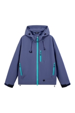 机能冲锋衣情侣外套登山服户外工装连帽小众运动夹克防风7870-P45，男装夹克，星座1403B