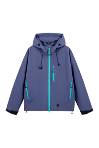 机能冲锋衣情侣外套登山服户外工装连帽小众运动夹克防风7870-P45图片