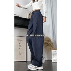 秋冬季拼接休闲冲锋裤潮牌cleanfit美式宽松大码加绒弯刀工装裤子，男装工装外套，四季星座505