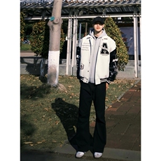 【有货】DJK1056-P98刺绣棒球服外套春季新款复古情侣立领夹克潮，男装夹克，星座603-2