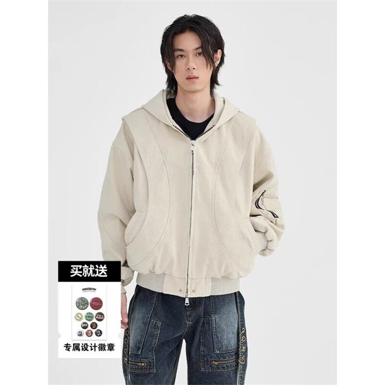 网络图现货薄款座山雕外套男帆布水洗夹克RT149-P110,男装夹克,星座1005-4
