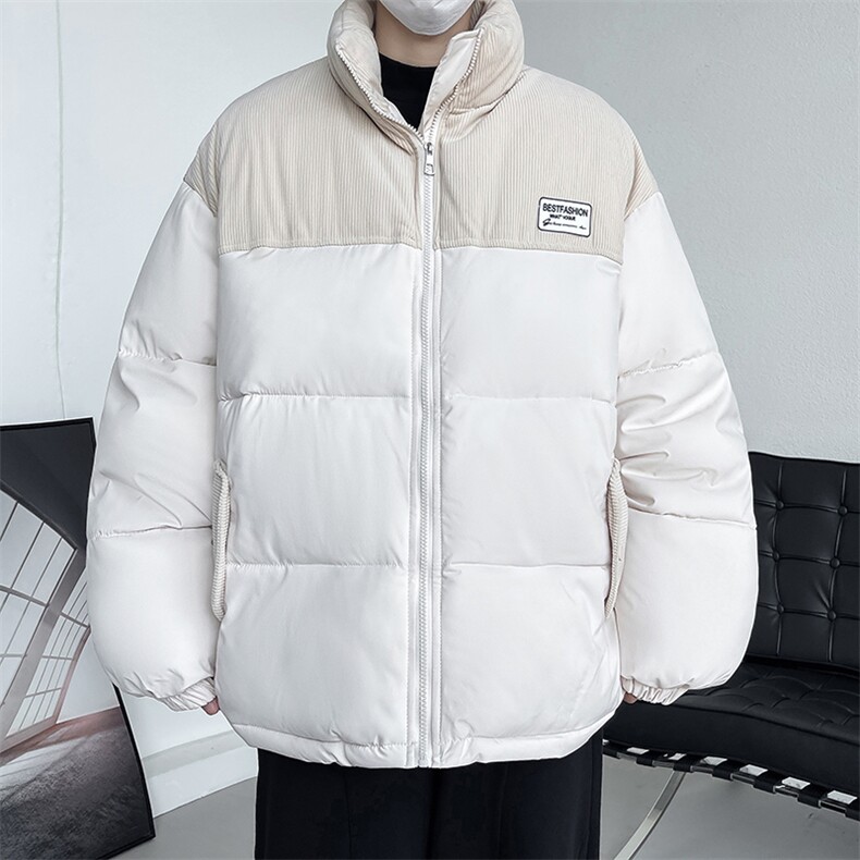 冬季加厚灯芯绒棉衣男宽松立领男士棉服潮流棉袄A266-WMY8623-P75,男装棉衣,电商A266
