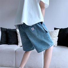 潮流春季牛仔裤男牛仔短裤D203P40，男装牛仔裤，星座1116-2