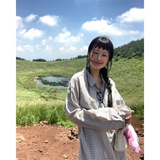 TC765-P45美式复古格子长袖衬衫女春秋宽松设计感防晒衬衣外套，男装防晒衣，星座617A-2
