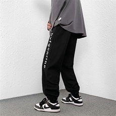 港风抖音大码休闲裤卫裤钢印束脚裤长裤A014-DY2126-P60，男装休闲裤，电商A014