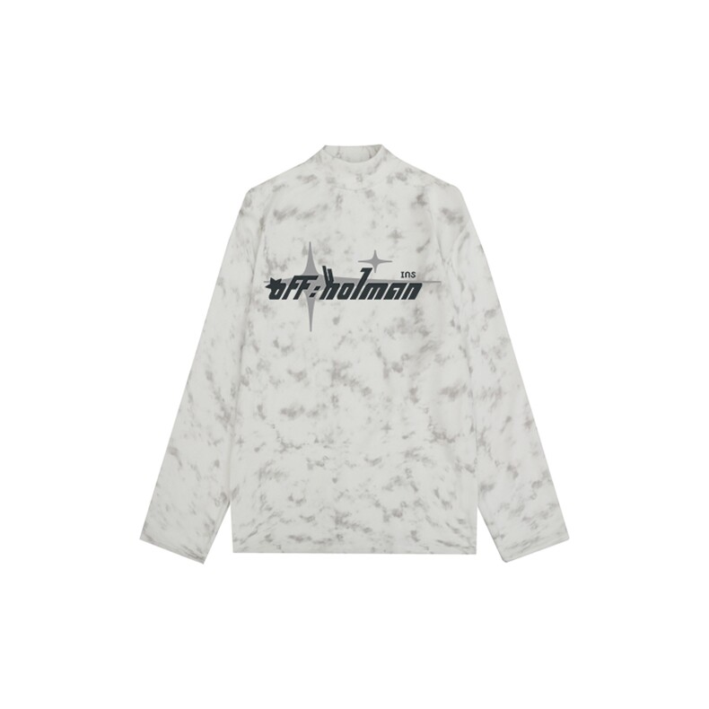 260克重磅扎染德绒半高领打底衫【有货】HD019-DR25436RB-P25图片