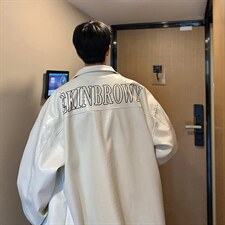 2026港风工装皮衣中性休闲宽松潮流大码M-5XL夹克JK7757P90控128，男装夹克，星座227-7