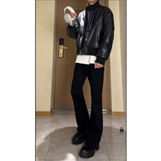 cleanfit皮夹克飞行员棉衣807-3-JKM111-P110，男装夹克，星座807-3