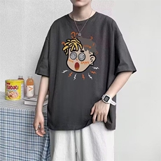 男短袖t恤潮牌潮流百搭ins宽松新款青少年衣服TG119P28，男装T恤，星座1116-2