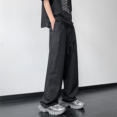XZ-221-5/K1601/P50春夏美式设计感阔腿高级感西裤休闲裤，男装休闲裤，星座221-5