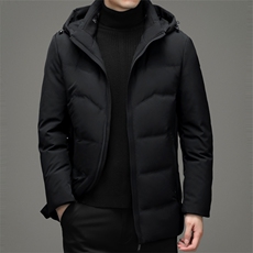 冬季厚款立领保暖羽绒服男士时尚连帽休闲冬装外套AJY63-P260，男装羽绒服，电商B212（原钱塘6029）