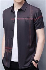 2023夏季新款商务休闲宽松中青年衬衣男装潮流时尚百搭短袖打底衫，男装衬衫，电商B212（原钱塘6029）