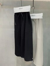 【现货】2022松紧腰拼接卫裤休闲裤百搭，女装休闲裤，ABout阿布