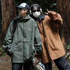 A676-P52春秋薄款户外连帽夹克男士2023新款山系百搭冲锋衣外套，男装夹克，星座512-6