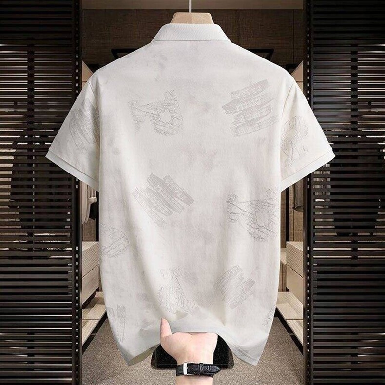 25058-P40夏季时尚休闲T恤男POLO衫欧货潮牌商务休闲短袖T恤,男装Polo衫,电商D310B-1