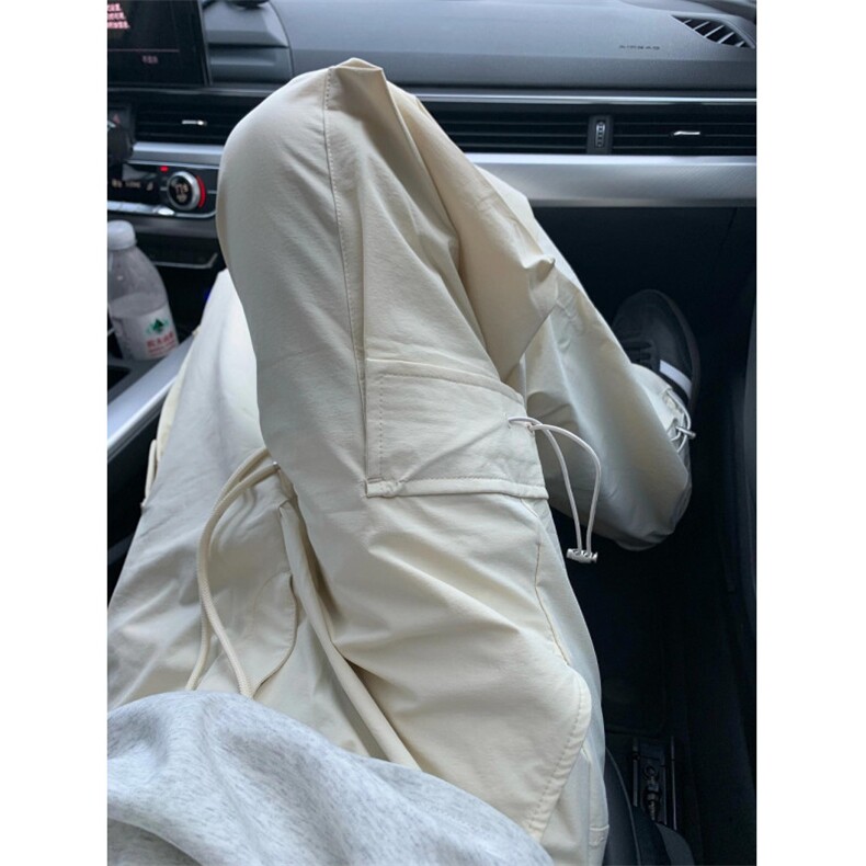 春夏季炸街爵士舞裤子男工装大口袋宽松休闲长裤 K347图片