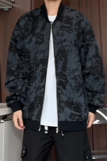JK5063/P65秋装新款不起球不掉色卫衣男夹克棒球服宽松大码外套，男装夹克，电商A141