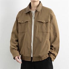 翻领夹克男春季简约宽松潮流百搭上衣服JK266-P73，男装夹克，星座308B-2