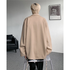 现货KS1162-特P50控98新中式小众西装大码外套长袖，男装衬衫，电商A059