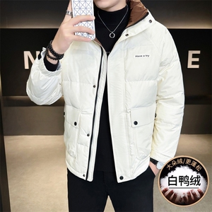 M865-P165 标50%白鸭绒2025冬季男士羽绒服时尚潮流立领图片
