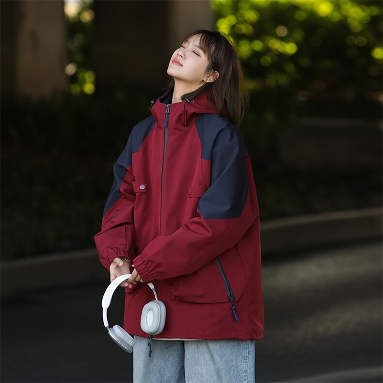 直播数据款 山系户外美式防风防水防污冲锋衣夹克外套 6621-P70图片