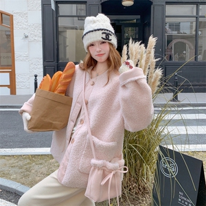 新品25冬皮毛一体配包包外套棉服5561-P205-K308图片