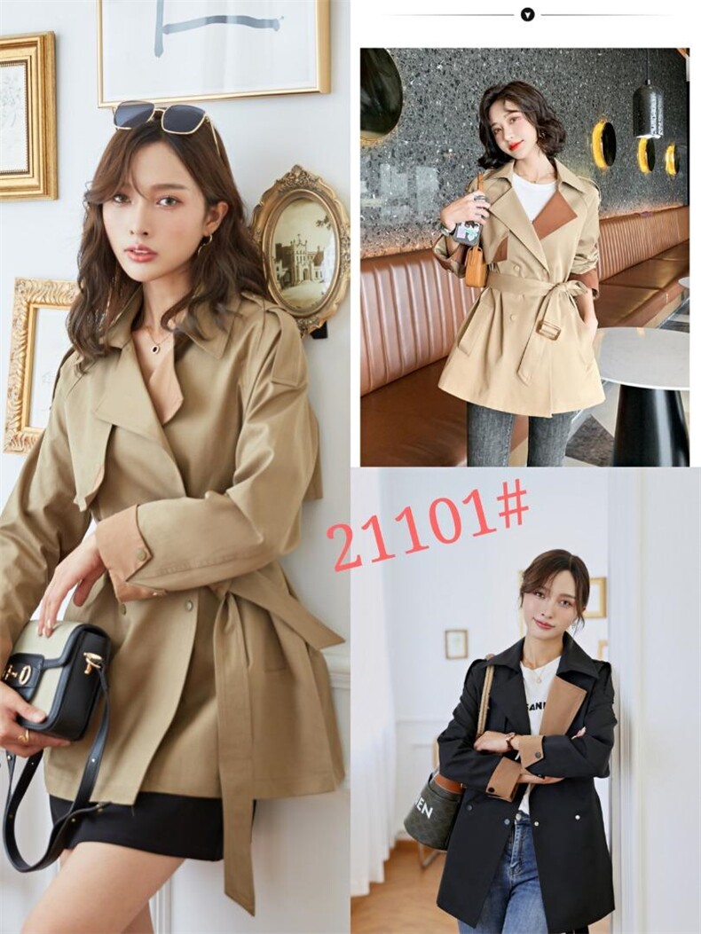 秋季新款，主打风衣外套，女装风衣，红雀纺